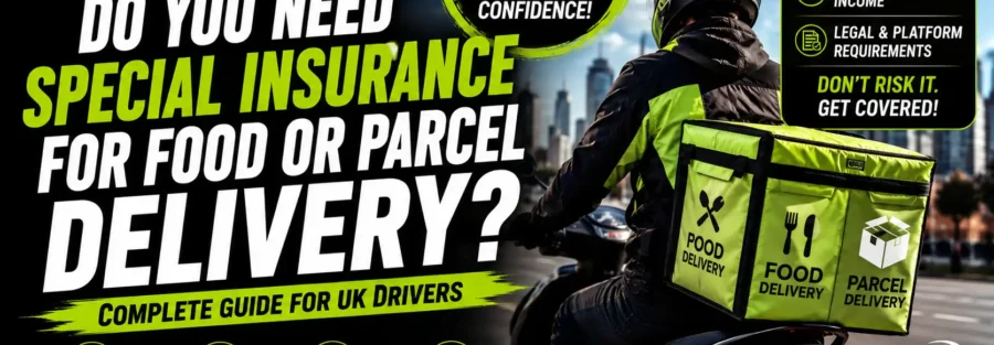 Do I Need Special Insurance for Food Delivery or Parcel Delivery in the UK