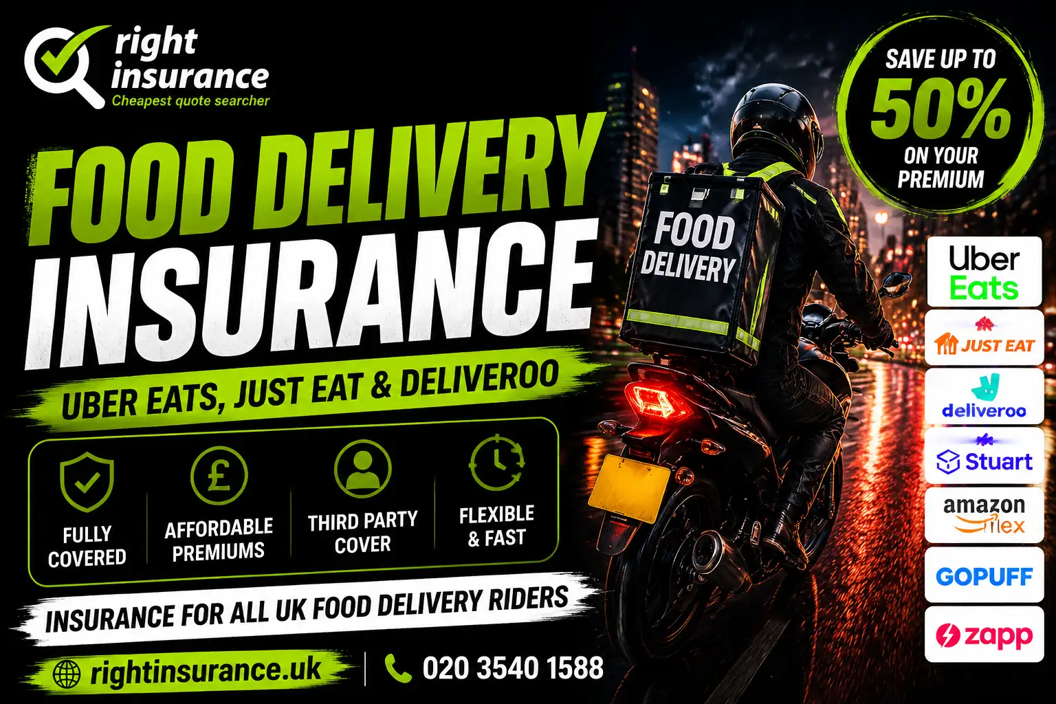 Food Or Parcel Delivery Insurance
