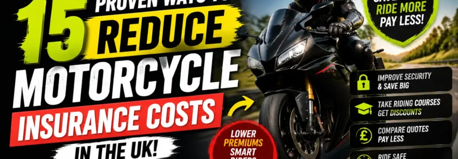 How to Reduce Motorcycle Insurance Costs in the UK